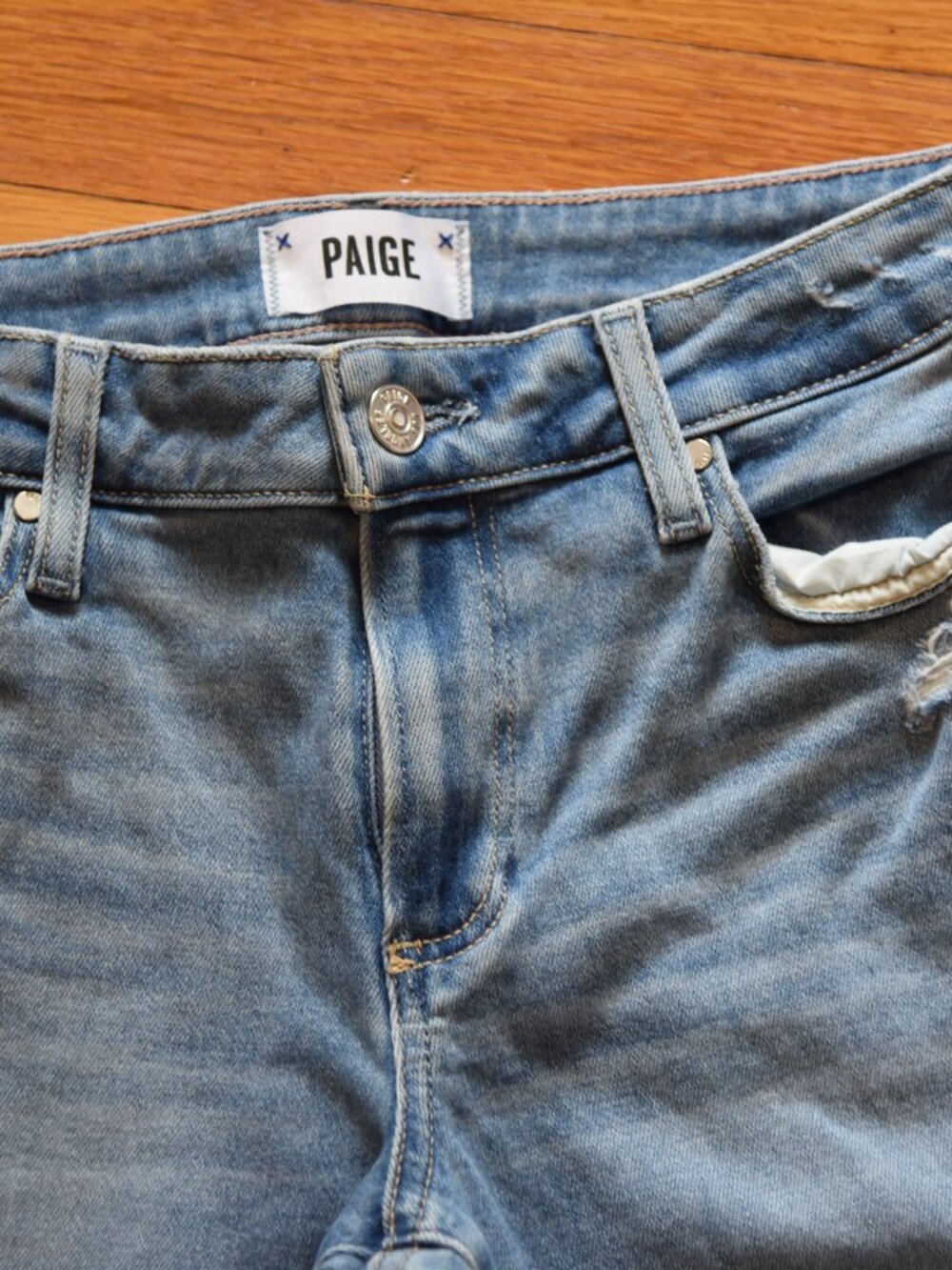 PAIGE Brigitte Women’s Distressed Jeans